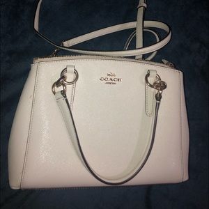 Cream coloured Coach bag